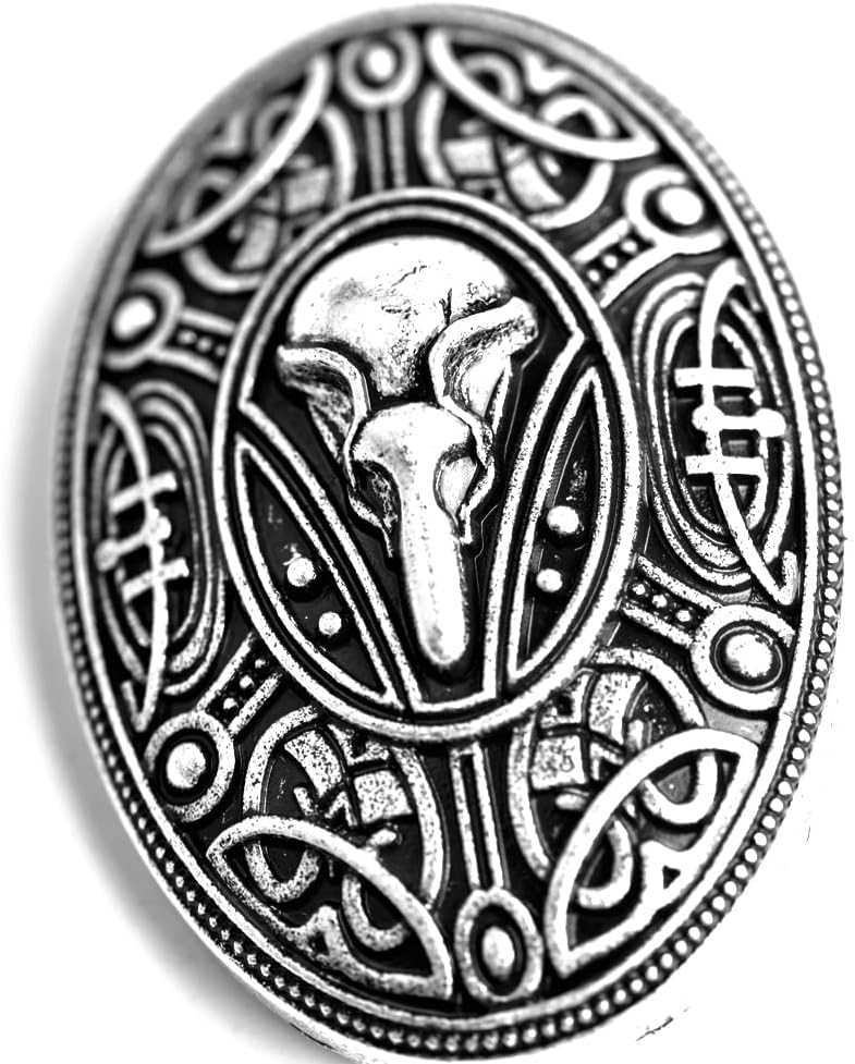 LANGHONG Norse Viking Brooch For Men Turtle Brooch Talisman Jewelry, Gift For Men - Image 2